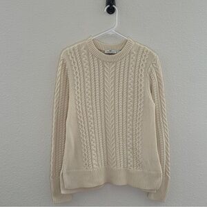 Vineyard Vines Cable Knit Crewneck Sweater - Preppy Coastal Cozy - M